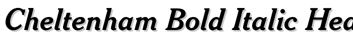 Cheltenham Bold Italic Headline BT font